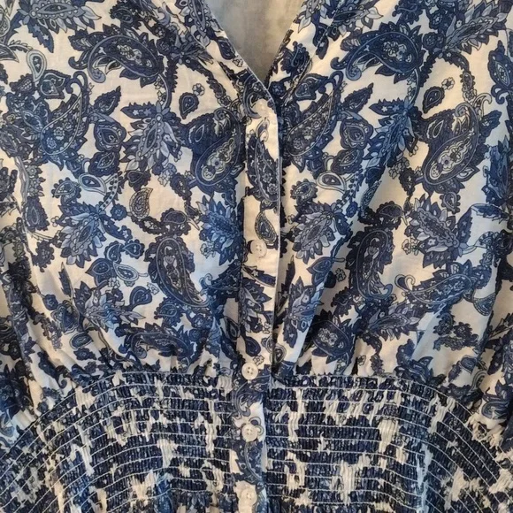 Chelsea & Theodore 100% Cotton Dress. Size 2X - Picture 8 of 11